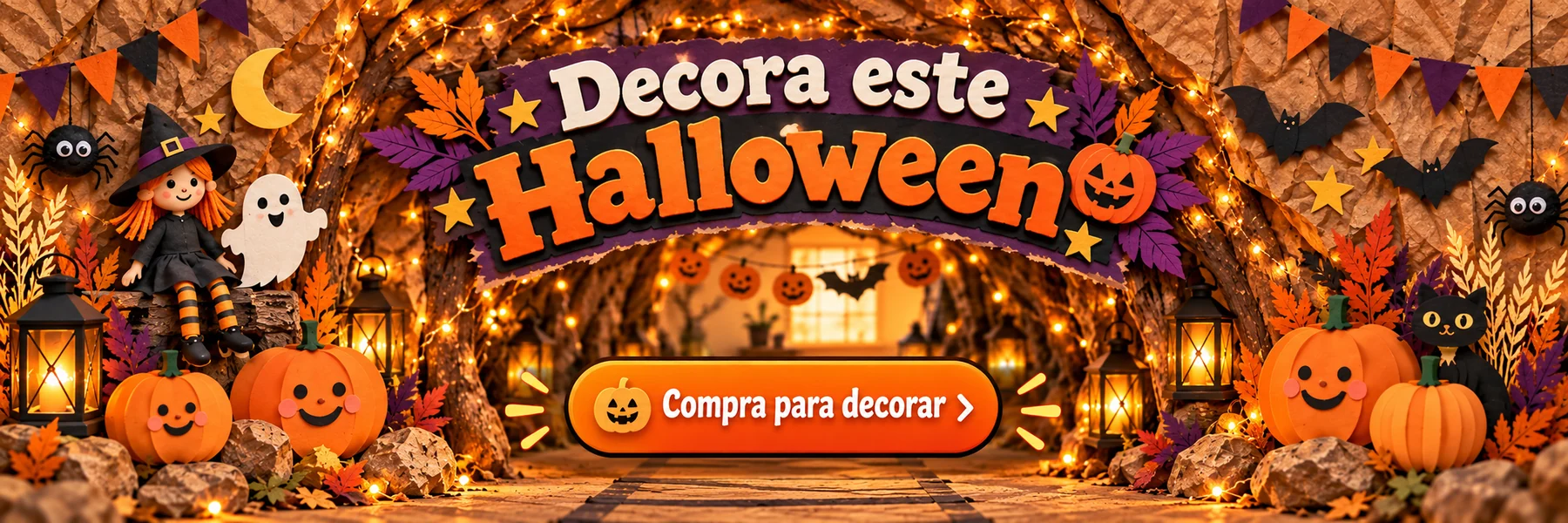 Decora este Halloween con papeles y materiales de MILGER. Compra para decorar.