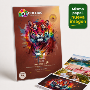 Papel Fotográfico Brillante 180 Gr A4 x 20 hojas