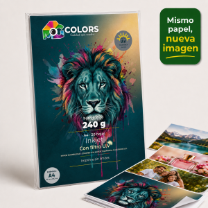 Papel Fotográfico Brillante 240 Gr A4 x 20 hojas