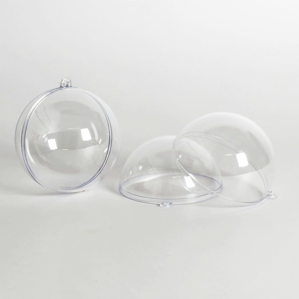 Esfera Transparente 8cm Divisible