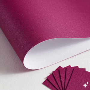 Cartulina Mirellada o Glitter Fuccia Pliego 220 gramos 68cmx98cm