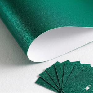 Cartulina Mirellada o Glitter Verde Pliego 220 gramos 68cmx98cm