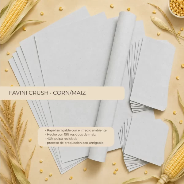 Cartulina Crush Corn/Maiz 250 Gramos Pliego 70cm X 100cm