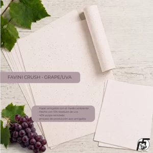 Cartulina Crush Grave/Uva 250 Gramos Pliego 70cm X 100cm