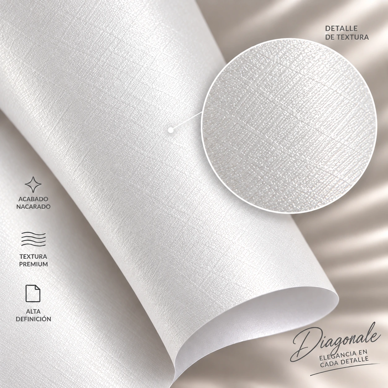 Cartulina Nacarada Diagonale 220 Gr pliego