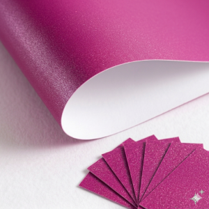 Cartulina Mirellada o Glitter Morada Pliego 220 gramos 68cmx98cm