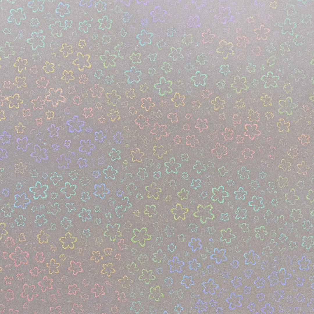 Laminado en frio Holográfico flores x20