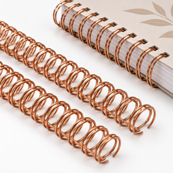 tiras de anillos doble oo Bronce 19 mm 6 tiras 64 loops (120 Hojas)