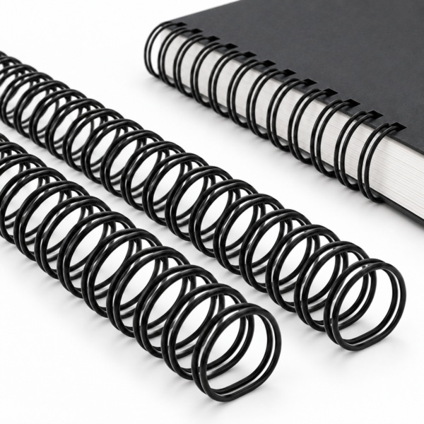Caja de anillos doble oo Negro 19 mm 50 tiras 22 loops (120 Hojas)