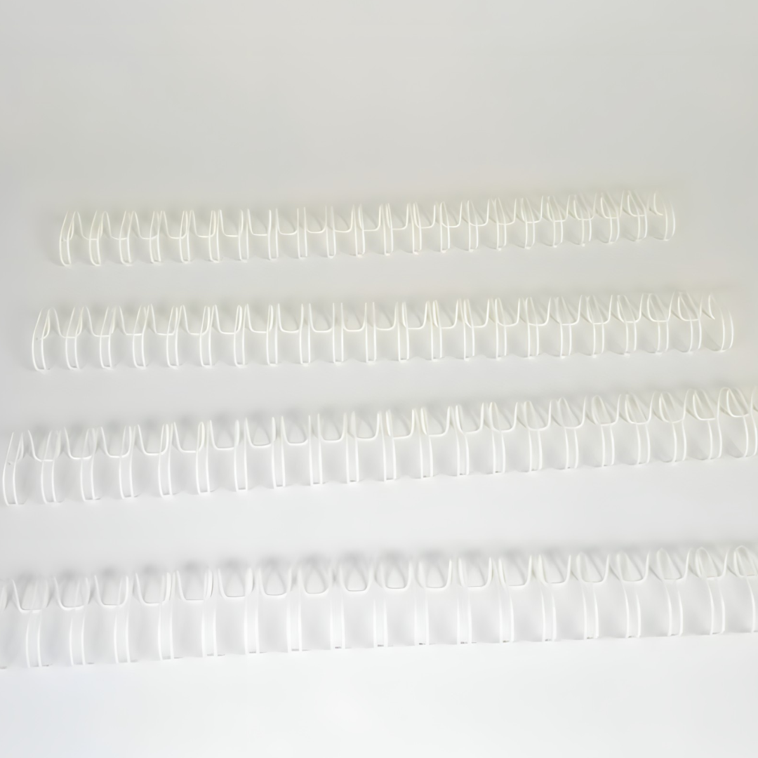 Caja de anillos doble oo Blanca 19 mm 50 tiras 22 loops (120 Hojas) - Image 3