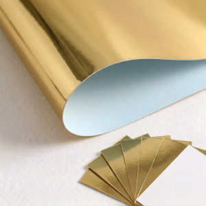 Cartulina Espejo o Metalizada Dorada 240 Gr (70cm x 100cm)