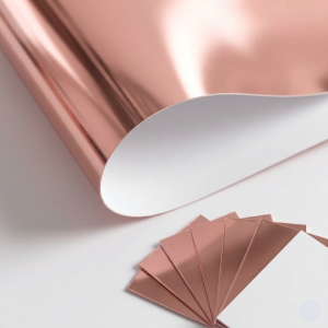 Cartulina Espejo o Metalizada Oro Rosa 240 Gr (70cmX100cm)