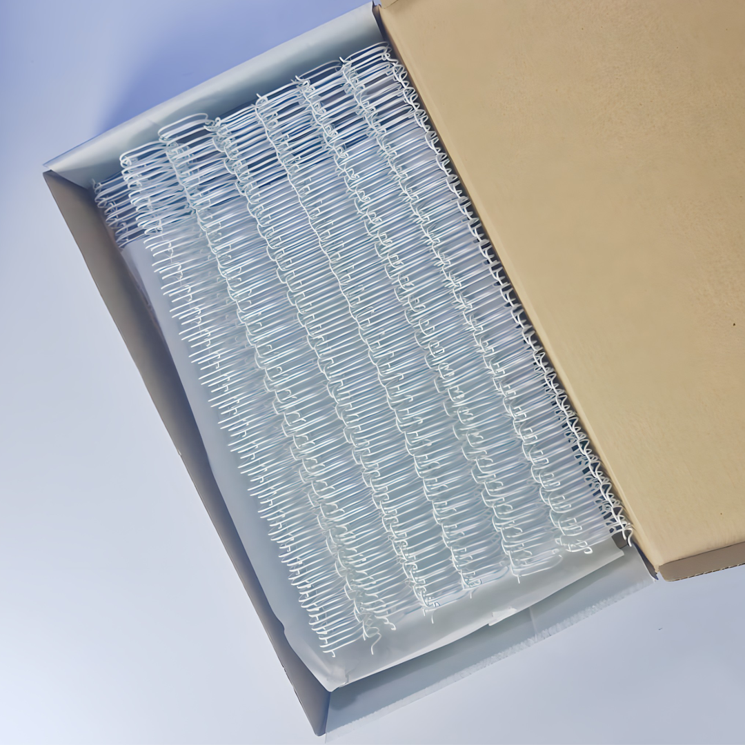 Caja de anillos doble oo Blanca 16 mm 50 tiras 22 loops Blanca (80 Hojas) - Image 2