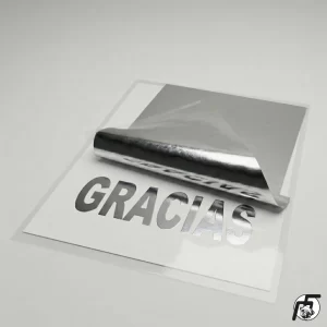 Foil Plateada Paquete tamaño A4 x 50 hojas