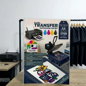 Papel transfer Ropa Oscura Tamaño A4 • Paquete 20 hojas