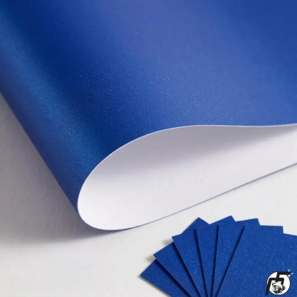 Cartulina Mirellada o Glitter Azul Cobalto Pliego 220 gramos 70*100cm