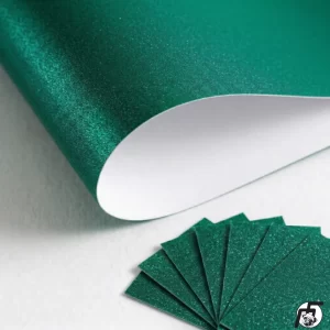 Cartulina Mirellada o Glitter Verde Pliego 220 gramos 70*100cm