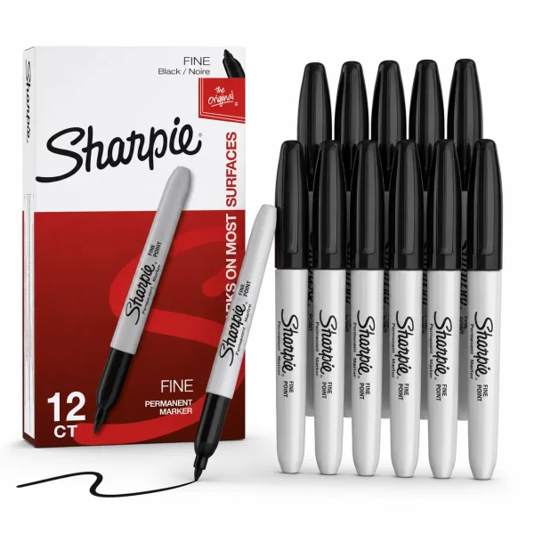 Sharpie caja *12 unidades negra