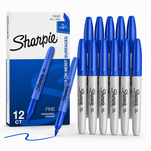 Sharpie caja *12 unidades azul