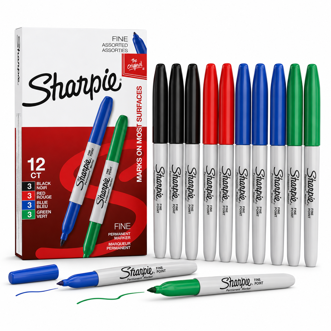 Sharpie caja *12 unidades surtida