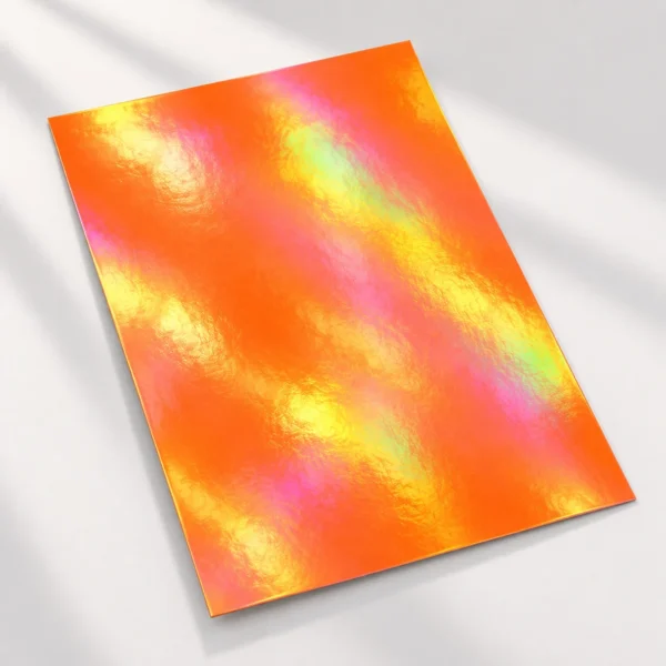 Cartulina Encanto Tornasol Naranja 70 x 50 cm