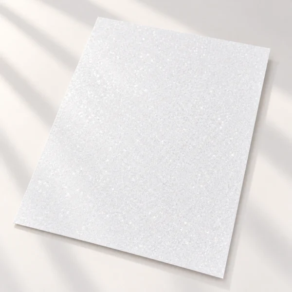 Cartulina Mirellada o Glitter Blanca 220 g 70 x 50 cm